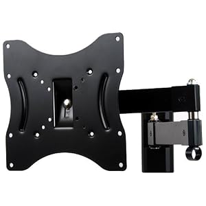 VideoSecu ML523B Swing Out Arm Articulating Wall Mount Fits most 22 to 40 VESA 50X50 75X75... by 
