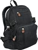 Rothco Black Vintage Compact Backpack