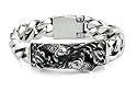 Ed Hardy By Christian Audigier: Japanese Koi ID Bracelet in Sterling Silver