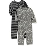 オールドネイビー OLD NAVY/ パターンワンピース ストライプコンボIN2CLRS ロンパース長袖 0～3ヶ月【並行輸入】