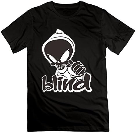 Men's Blind Skull Short-sleeve T-shirt Black