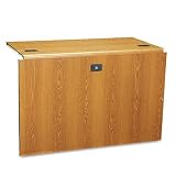 HON 10760MM 10700 Waterfall Edge Series 42 by 24 by 29-1/2-Inch Bridge for U Workstation, Oak