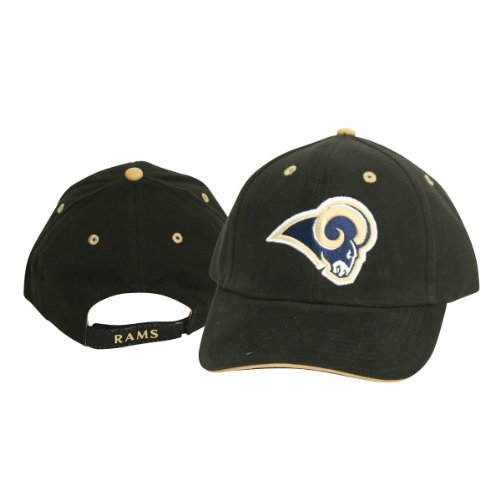 St. Louis Rams Classic Adjustable Baseball Hat - Black
