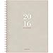 AT-A-GLANCE Monthly Planner 2016, Collection, Wire Bound, 8.38 x 11 Inches Page Size, Beige (YP1070716)