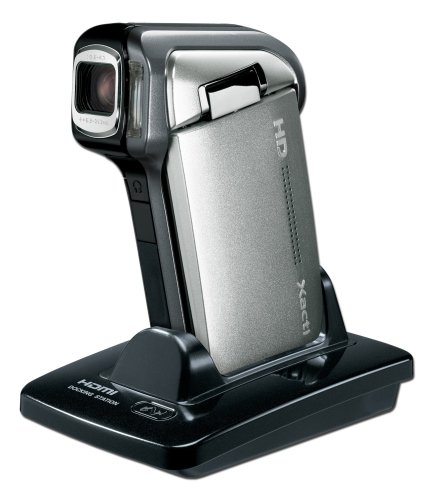 Sanyo Xacti HD700 7MP MPEG-4 High Definition 720p Camcorder with 5x Optical Zoom (Silver) under High Definition in The Electronics Store