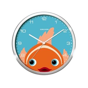 Present Time Peekaboo Goldfish Wall Clock by Present Time