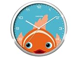 Present Time Peekaboo Goldfish Wall Clock