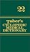 Taber's Cyclopedic Medical Dictionary (Thumb-indexed Version) (Taber's Cyclopedic Medical Dictionary (Thumb Index Version))