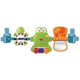 Bright Starts Hop Along Carrier Toy Bar - Neutral