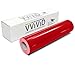 VViViD Red Gloss DECO65 Permanent Adhesive Craft Vinyl for Cricut, Silhouette & Cameo (20ft x 11.8