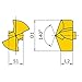 Mitsubishi Materials STAWN1550T VP15TF Series STAW I Carbide Indexable Type Drilling Insert for General Use, 15.5 mm Cutting Dia, 7.1 mm Thick, 5.9 mm Length