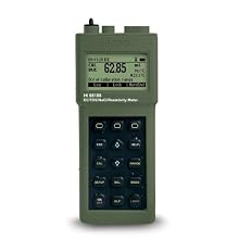 Hanna Instruments HI 98188 EC/Resistivity/TDS/NaCl Graphic Display Portable Meter, with USP