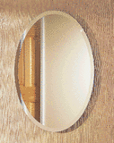 Broan-Nutone 52WH184PV Beveled Oval Mirror