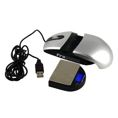 ProScale Optical Mouse Safe & Scale All-In-One USB Optical Mouse 100g x 0.01g Integrated Scale