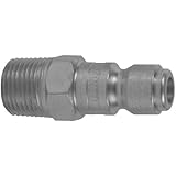 Dixon Valve DCP5 Steel Air Chief Automotive Interchange Air Fitting, Quick-Connect Plug, 3/8" Coupling x 3/8" NPT Male Thread, 70 CFM Flow Rating