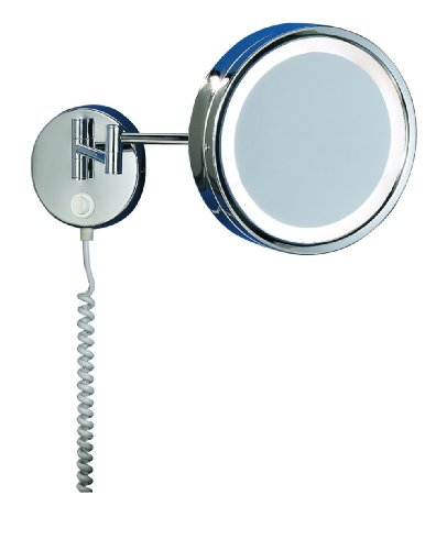 Trio-Leuchten 2614011-06 Wandspiegelleuchte mit Gelenkarm 1x16W T4 Spiegel D: 22 cm chrom  Preisvergleich