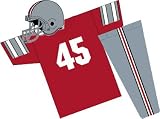 Ohio State Buckeyes Youth NCAA Team Helmet and Uniform Set by Franklin Sports (Medium)