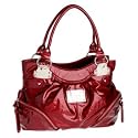 J by Jasper Conran-Red 'Kate' zip pocket shoulder bag