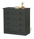 Prepac Black 4-Drawer Chest