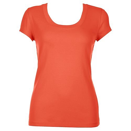 Misses Bay Studio Pima Cotton Scoop Neck T-Shirt