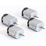 Science Wiz - DC Motors - Working Voltage Range .5 to 3.0V  (Pack of 4)