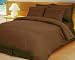 600 TC 100% Egyptian Cotton Sheet Set STRIPED CHOCOLATE FULL