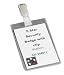 5 Star Name Badges Security Portrait with Plastic Clip 90x60mm [Pack of 25]