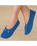 Velour Ballerina Slippers