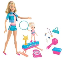 Barbie I Can Be: Gymnastics Coach Doll Play Set