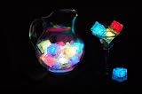 Twelve (12) Litecubes® Flashing LED Multi-Color Freezable Ice Cubes / Rocks