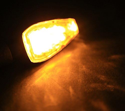 Luckcart 14 LED Lights Universal Motorcycle Turn Signal LED Dual Sport Dirt Bike Light Blinker Packs of 4