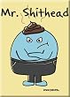 David and Goliath Mr. Shithead Refrigerator Magnet