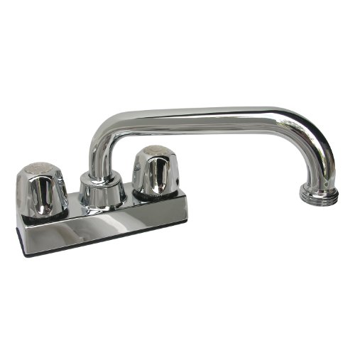 Lasco 07 1510 Laundry Tub Faucet With Two Metal Handles Chrome