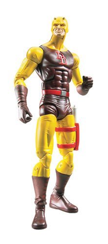 Marvel Legends Exclusive Nemesis Build-A-Figure Wave Action Figure Daredevil (Yellow and Brown Suit)