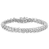 14K White Gold 2.00 Carat Diamond Bracelet