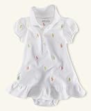 Ralph Lauren Kids Dress, Baby Girls Schiffli Dress White 24 months
