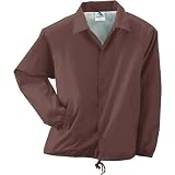 Augusta Nylon Lined Coach Jacket Medium - Brown