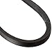 BESTORQ A37 or 4L390 Rubber V-Belt, Wrapped, Black, 39