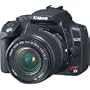 Canon EOS Digital Rebel XT 8MP Digital SLR Camera With 28-90mm Lens - Black