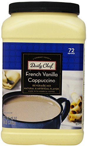 Daily Chef French Vanilla Cappuccino 48 oz.(72 Servings) Home Grocery Product