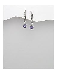 CZ Earrings In 92.5 Sterling Silver
