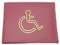 Genuine Soft Pink Disabled Badge Holder Cover - E