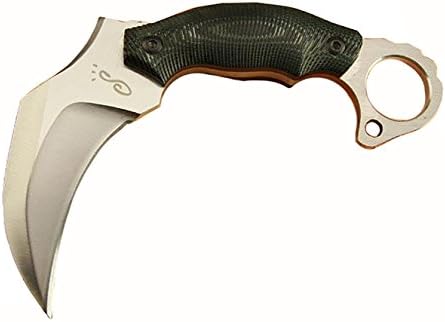 Tactical Fixed Blade Karambit Knife 15.5cm Length MICARTA Handle Steel 440C with Sheath C20