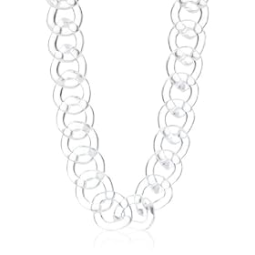 toggle necklace men Kenneth Jay Lane Clear Link Necklace