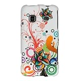 Autumn Flowers Hard Case Snap On Faceplate Cover For Samsung Galaxy Prevail ....