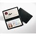 ID Holder in Black Leather: Genuine