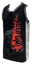 FightStuff Black MMA / Muay Thai Fight Jersey Shirt
