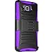 Galaxy Alpha Case, CASEFORMERS Duo Armor PURPLE for Samsung Galaxy Alpha Combo Case with Stand and Holster