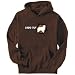 Hoodie Mens Brown  Border Collie  Dogs