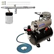 Master Airbrush .3.5.8mm Pro Airbrush 22cc Bottle With ABD TC-20T Tank Compressor